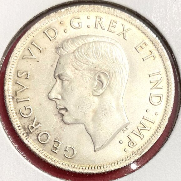 Phenominal 1937 Canada Uncirculated Silver $1 Dollar Coin! - Picture 4 of 15